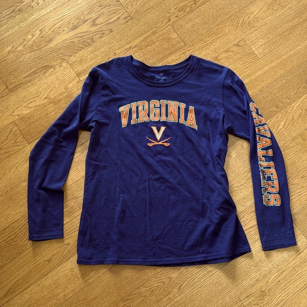 UVA Long Sleeve Women's Fitted Shirt